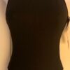 GK DANCE JAZZ LADIES SMALL BLACK SYLKTECH HALTER GYMNASTICS CHEER LEOTARD Sz AS