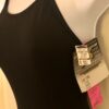GK DANCE JAZZ LADIES SMALL BLACK SYLKTECH HALTER GYMNASTICS CHEER LEOTARD Sz AS - Image 4