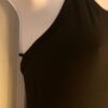 GK DANCE JAZZ LADIES MEDIUM BLACK SYLKTECH HALTER GYMNASTS CHEER LEOTARD Sz AM - Image 2