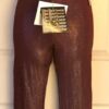 GK DANCE JAZZ LADIES SMALL WINE TWILIGHT FOIL WINE VELVET WAISTBAND PANTS Sz AS - Image 5