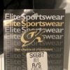 GK ELITE ICE SKATE ADULT SMALL BLACK MICROFIBER FLAT PULL-ON SKIRT Sz AS NWT! - Image 3