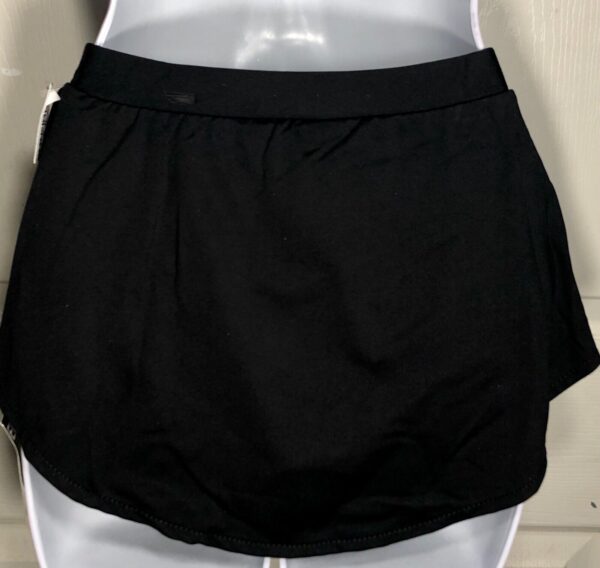 GK ELITE ICE SKATE ADULT SMALL BLACK MICROFIBER FLAT PULL-ON SKIRT Sz AS NWT! - Image 6