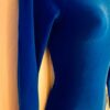 GK LGSLV ADULT SMALL SOLID OCEAN VELVET W/ LINER GYMNASTICS DANCE LEOTARD SZ S - Image 2