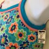 GK JAZZ DANCE CHEER ADULT SMALL NYLON/SPANDEX FLORAL PRINT TANK CROP TOP Sz AS - Image 4