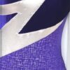 GK LONG SLEEVE LADIES SMALL CONCORD VELVET MATRIX SILVER  DANCE LEOTARD AS - Image 2
