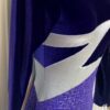 GK LONG SLEEVE LADIES SMALL CONCORD VELVET MATRIX SILVER  DANCE LEOTARD AS - Image 3