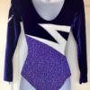 GK LONG SLEEVE LADIES SMALL CONCORD VELVET MATRIX SILVER  DANCE LEOTARD AS - Image 5