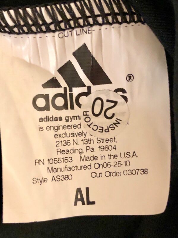 NWT! ADIDAS BLACK CAPRI TIGHTS CLIMALITE BY GK SIZE ADULT L - Image 3