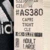 NWT! ADIDAS BLACK CAPRI TIGHTS CLIMALITE BY GK SIZE ADULT L - Image 5