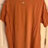 LIFE IS GOOD Men's Large HIKING Theme Graphics Faded Orange Short Sleeve T Shirt - Image 3