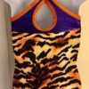 DREAMLIGHT BY GK CHILD X-SMALL  ANIMAL PRINT FOIL GYMNAST DANCE TANK LEOTARD XS - Image 2