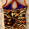 DREAMLIGHT BY GK CHILD X-SMALL  ANIMAL PRINT FOIL GYMNAST DANCE TANK LEOTARD XS - Image 10