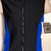 GK ELITE FIGURE SKATE MENS LARGE NYLON SPANDEX WARMUP VEST BLACK ROYAL SZ L NWT