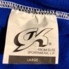 GK ELITE FIGURE SKATE MENS LARGE NYLON SPANDEX WARMUP VEST BLACK ROYAL SZ L NWT - Image 7