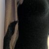 GK LgSLV LADIES SMALL BLACK GLITTER VELVET & MESH GYMNASTICS DANCE LEOTARD Sz AS - Image 3