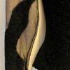 GK LgSLV LADIES SMALL BLACK GLITTER VELVET & MESH GYMNASTICS DANCE LEOTARD Sz AS - Image 4