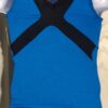 ADIDAS TANK GK LEOTARD CHILD X-SMALL BLUE BLACK SEQUINS GYMNASTS DANCER CXS NWT! - Image 2