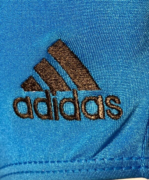 ADIDAS TANK GK LEOTARD CHILD X-SMALL BLUE BLACK SEQUINS GYMNASTS DANCER CXS NWT! - Image 4