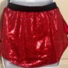GK RED SHIMMER ICE ADULT SMALL VELVET PULL-ON FIGURE SKATE SKIRT Sz AS NWT! - Image 4