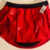 GK RED SHIMMER ICE ADULT SMALL VELVET PULL-ON FIGURE SKATE SKIRT Sz AS NWT! - Image 5