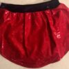 GK RED SHIMMER ICE ADULT SMALL VELVET PULL-ON FIGURE SKATE SKIRT Sz AS NWT! - Image 7