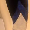 GK LgSLV LADIES SMALL SILVER METALLIC BLUE VELVET FOIL GYMNASTS LEOTARD Sz AS - Image 5