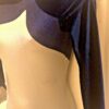 GK LgSLV LADIES SMALL SILVER METALLIC BLUE VELVET FOIL GYMNASTS LEOTARD Sz AS - Image 6