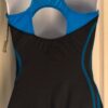 GK ELITE GYMTEK TURQUOISE BLACK TECH GYMNASTICS LEOTARD ADULT M - Image 2