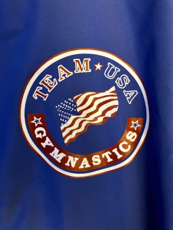 GK USA GYMNASTICS WINDBREAKER UNISEX CHILD SMALL BLUE SOFTEX LIGHT PULLOVER SZ S - Image 6