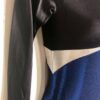 GK LgSLV LADIES SMALL BLACK N/S ROYAL WHITE SHIMMER GYMNASTIC DANCE LEOTARD AS - Image 3
