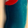 GK KIDS BIKETARD CHILD X-SMALL TURQUOISE CORAL VELVET GYMNAST DANCE GK TANK XS - Image 2
