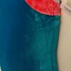 GK KIDS BIKETARD CHILD X-SMALL TURQUOISE CORAL VELVET GYMNAST DANCE GK TANK XS - Image 3