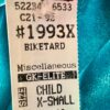 GK KIDS BIKETARD CHILD X-SMALL TURQUOISE CORAL VELVET GYMNAST DANCE GK TANK XS - Image 8