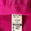 GK ADULT SMALL PINK VELVET MESH LgSLV SQUARE NECK GYMNAST DANCE LEOTARD Sz AS - Image 6