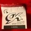 GK CLASSIC TANK CHILD X-SMALL RED NYLON/SPANDEX GYMNASTICS DANCE LEOTARD Sz CXS - Image 6