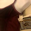 GK DANCE JAZZ LADIES MEDIUM WINE TWILIGHT X-BACK VELEVT STRAPS CAMI TOP Sz AM - Image 4