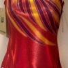 SIMONE BILES GK SUNRISE SPLASH TANK NYLON HOLOTEK GYMNASTIC DANCE LEO Sz AM NWT!