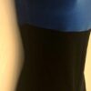GK DANCE BIKETARD ADULT SMALL OCEAN BLACK VELVET GYMNAST CHEER CAMISOLE Sz AS - Image 2