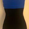 GK DANCE BIKETARD ADULT SMALL OCEAN BLACK VELVET GYMNAST CHEER CAMISOLE Sz AS - Image 5