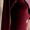 GK LgS PLUM VELVET ADULT SMALL PLUM CRYSTAL FOIL GYMNAST DANCE CHEER LEOTARD AS - Image 3