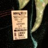 GK LONG SLEEVE LADIES SMALL GREEN SPARKLE VELVET LIME FOIL DANCE LEOTARD AS - Image 6