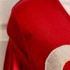 GK LADIES SMALL LgSLV RED BLACK FOIL SILVER RIBBONS GYMNASTIC DANCE LEOTARD SZ S - Image 2