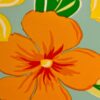 GK ISLAND GIRL CHILD X-SMALL BRIGHT FLORAL PRINT GYMNASTIC DANCE TANK LEOTARD XS - Image 8