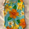 GK ISLAND GIRL CHILD X-SMALL BRIGHT FLORAL PRINT GYMNASTIC DANCE TANK LEOTARD XS - Image 9