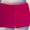 GK PINK VELVET SWAR CRYSTALS ADULT X-SMALL MICRO MINI GYMNAST CHEER DANCE SHORTS - Image 7
