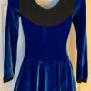 GK ICE FIGURE SKATE LgSLV ADULT SMALL BLACK N/S RICH ROYAL VELVET DRESS Sz AS - Image 6