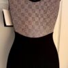 GK BIKETARD ADULT SMALL CHECKERED GOLD FOIL BLACK COTTON DANCE GYMNASTIC TANK S - Image 8
