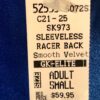 GK ELITE BLUE/LIME VELVET TANK RACER BACK SKATE DRESS ADULT S - Image 6