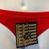 GK CHILD SMALL RED NYLON/SPANDEX GYMNAST DANCE CHEER LEG CUT BRIEF Sz CS NWT!