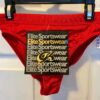 GK CHILD SMALL RED NYLON/SPANDEX GYMNAST DANCE CHEER LEG CUT BRIEF Sz CS NWT! - Image 4